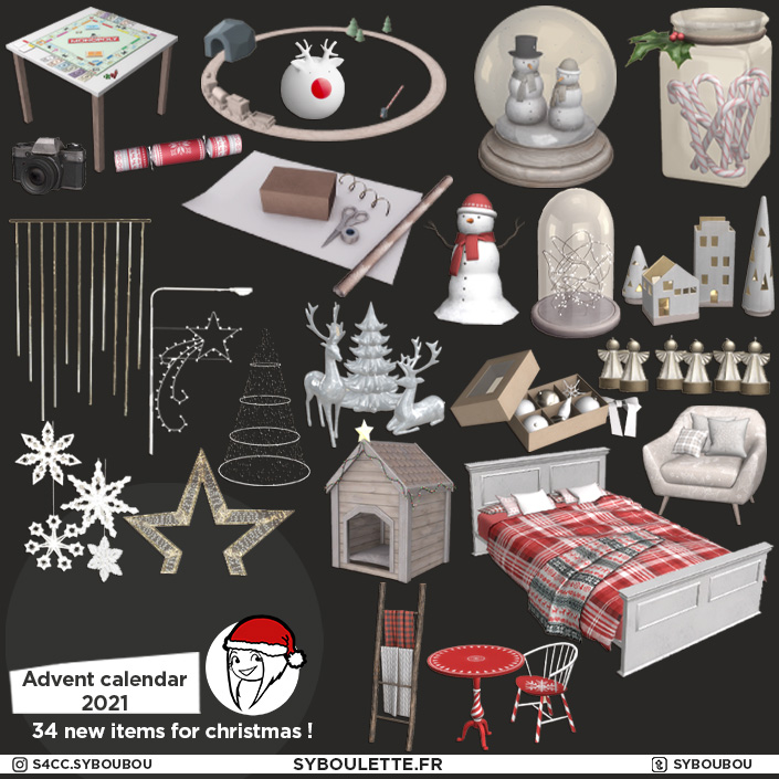 Advent Calendar 2021 set - The Sims 4 Build / Buy - CurseForge