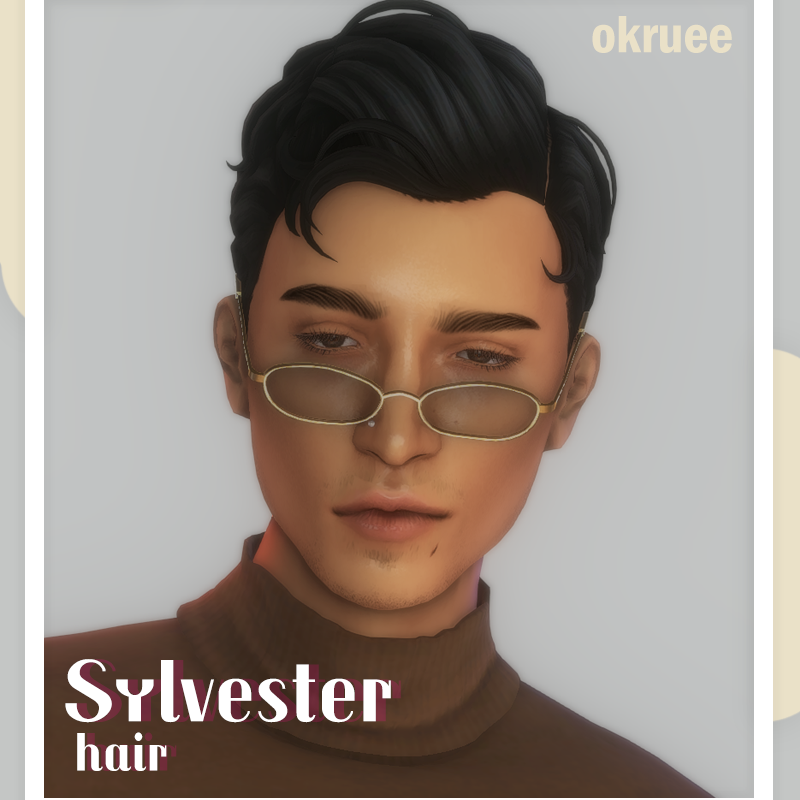 Sylvester Hair Okruee Create A Sim The Sims 4 Curseforge Xxx Porn Sex Pics