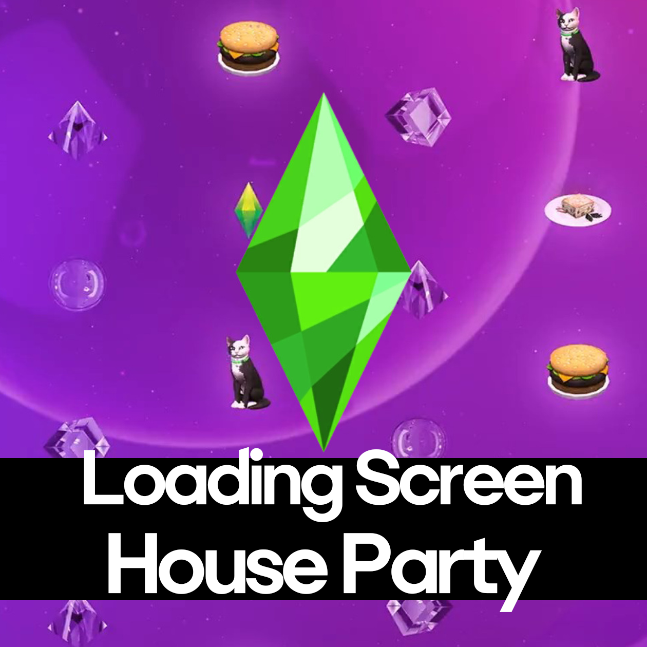 Loading screen house party the sims 4 mods curseforge