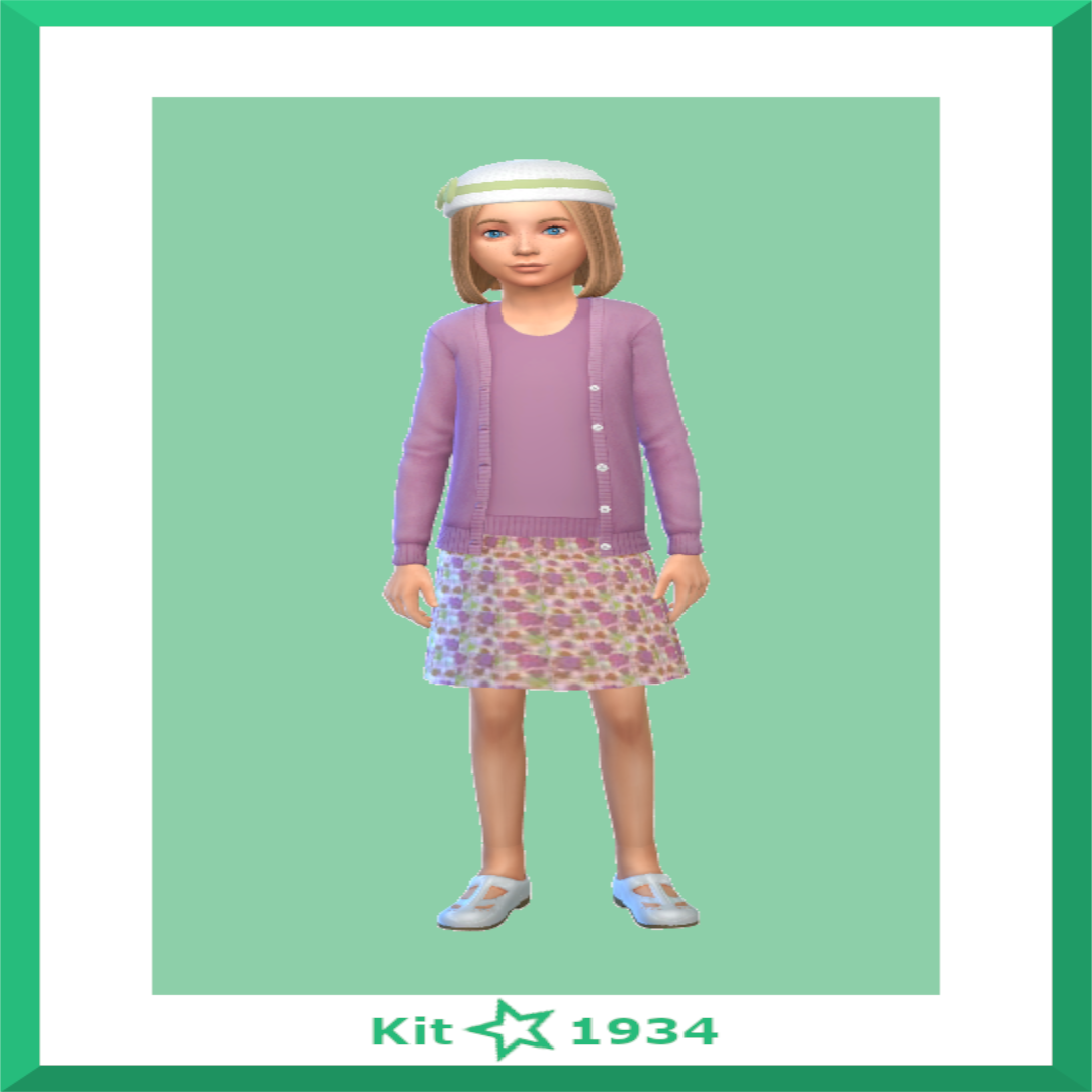 Meet Kit Outfit Create a Sim The Sims 4