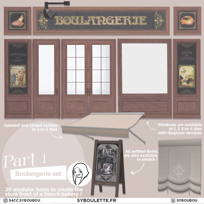 Boulangerie set Part 1: The front store (2021) logo