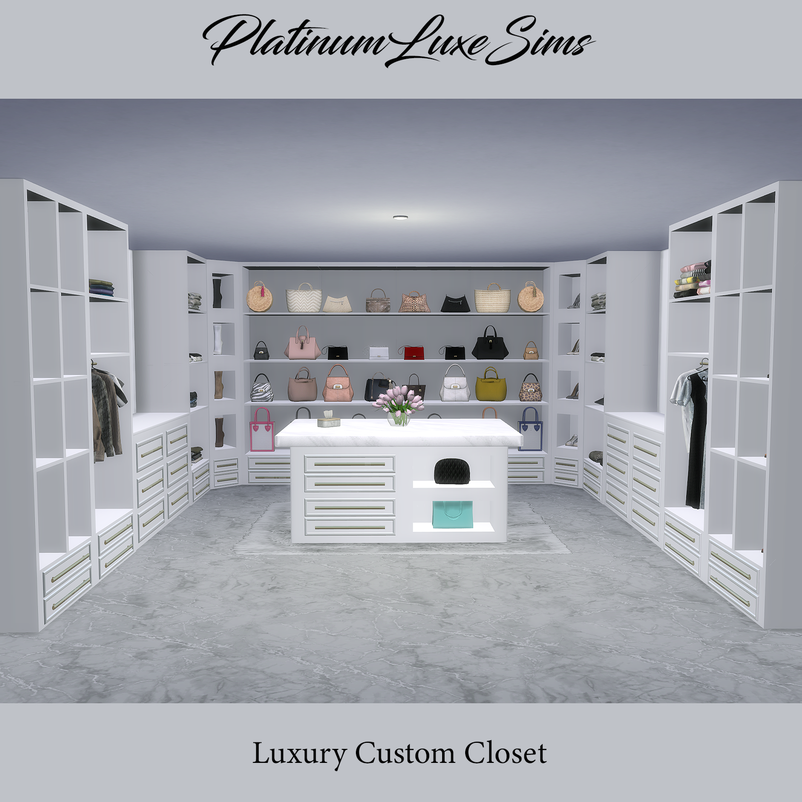 Luxury Custom Closet - The Sims 4 Build / Buy - CurseForge