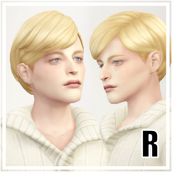 Mid Swept Edit Hair (Male) - The Sims 4 Create a Sim - CurseForge
