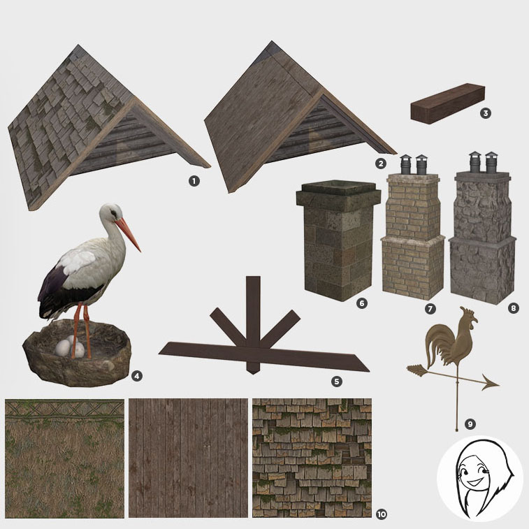 A la ferme part 3: Roofs (2021) logo
