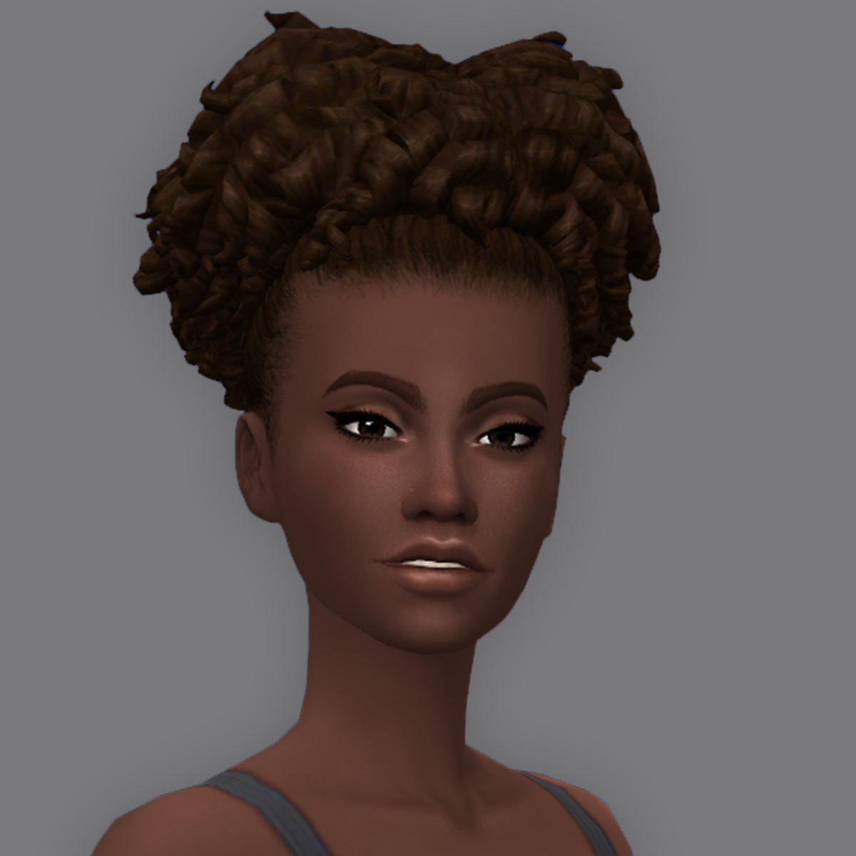 QICC - Nehir Hair - The Sims 4 Create a Sim - CurseForge