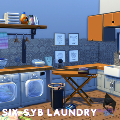 Six-Syb Laundry Room - Rooms / Lots - The Sims 4 - CurseForge