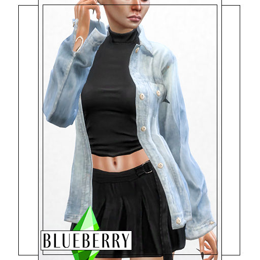 Blueberry - Blessed Jacket - The Sims 4 Create a Sim - CurseForge