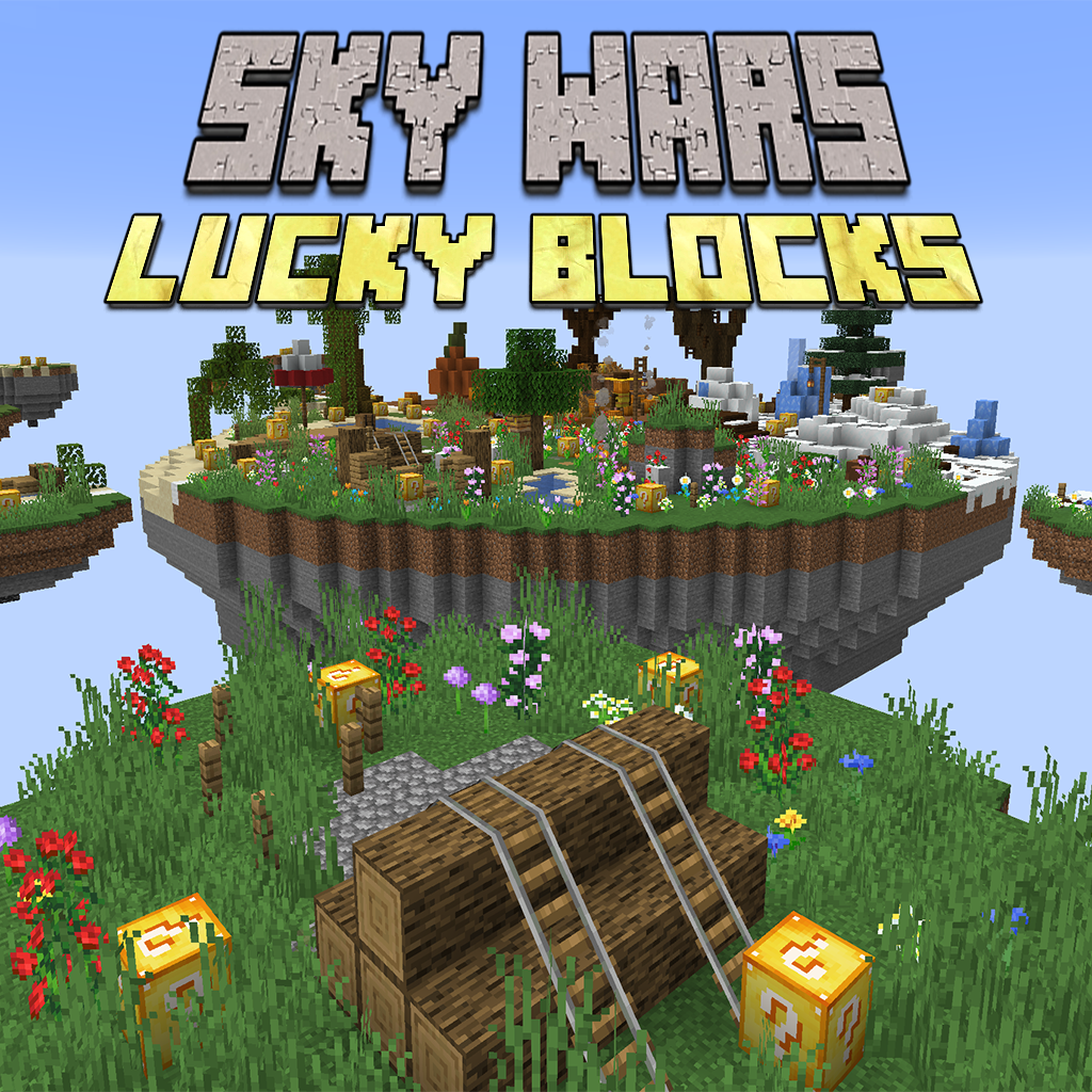 Sky Wars Lucky Blocks! - Four Seasons  - world pvp! [1.20.1] NOW!! project avatar