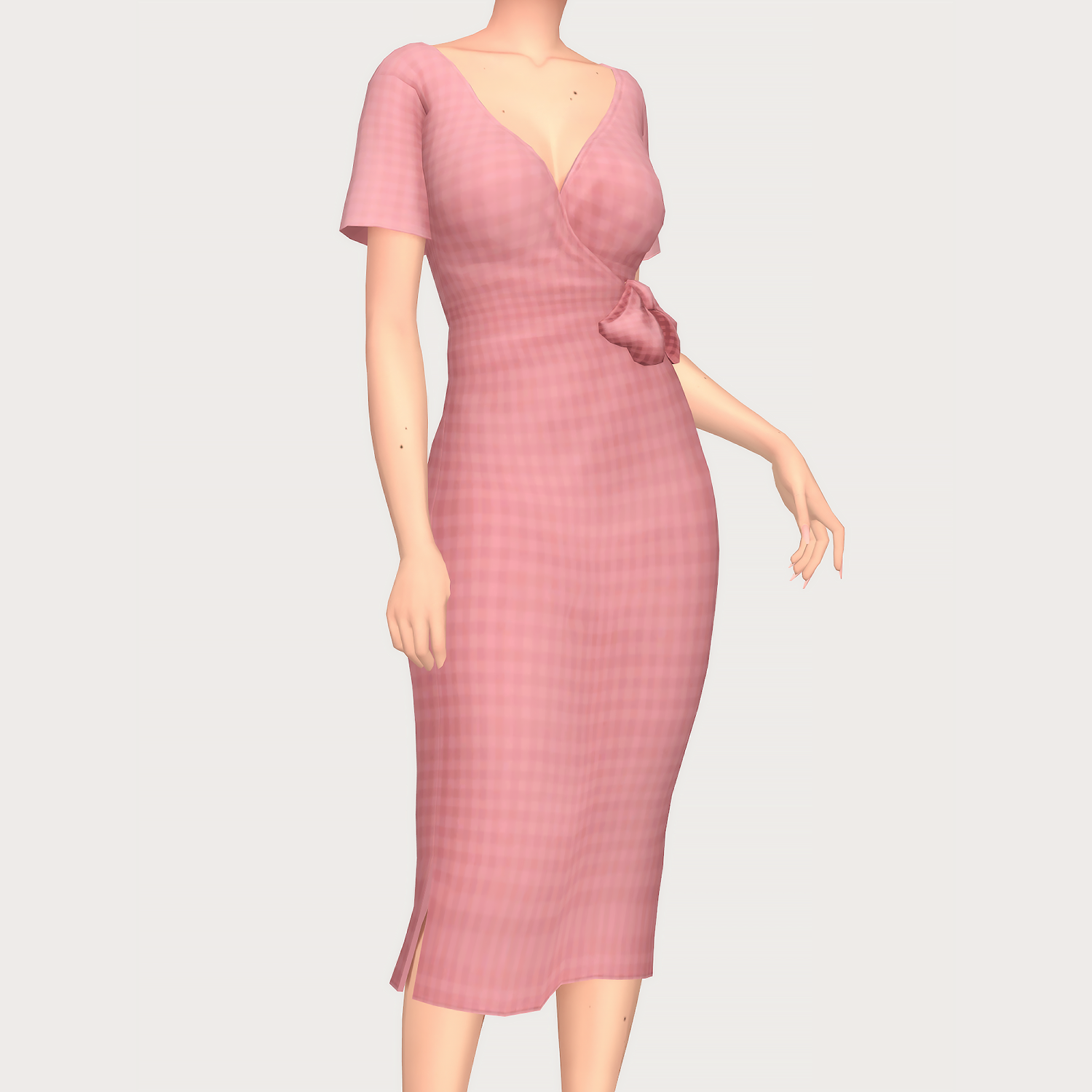 Bodycon Wrap Dress Female The Sims 4 Create A Sim Curseforge