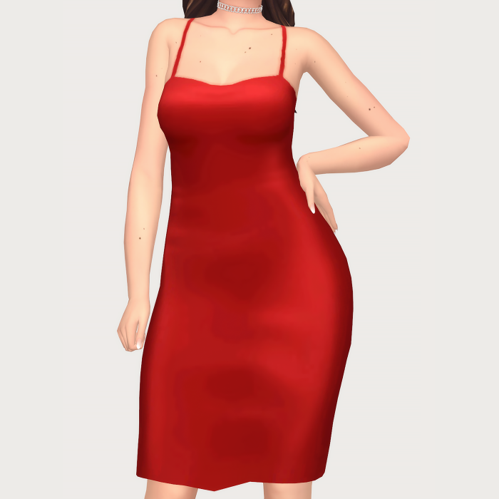 Install Satin Dress Female The Sims 4 Mods Curseforge 