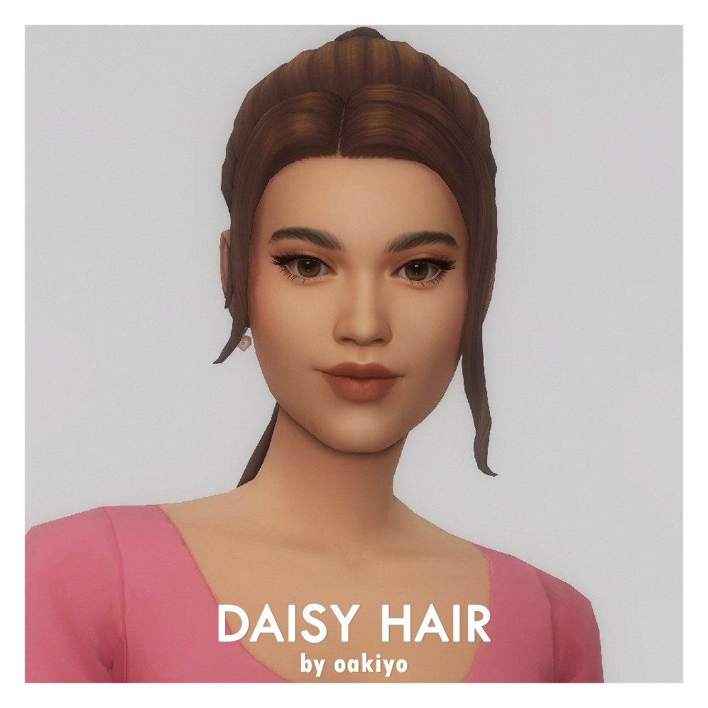 oakiyo - Daisy Hair - The Sims 4 Create a Sim - CurseForge