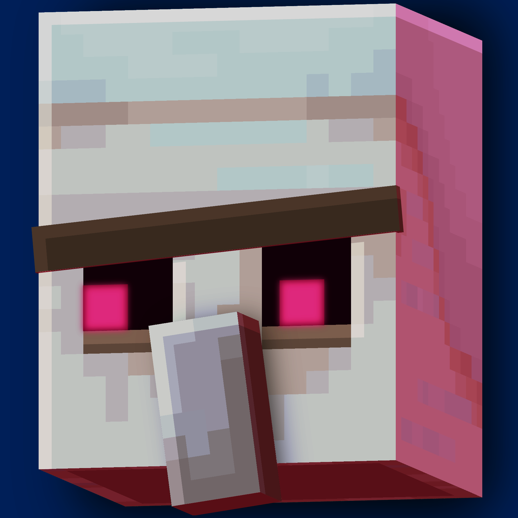 minecraft sheep head pixel art