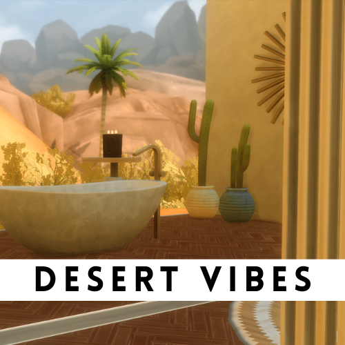 Desert Vibes Bathroom, logo
