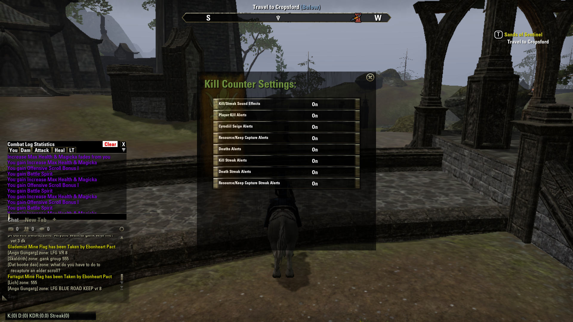 Kill Counter : PvP : Elder Scrolls Online AddOns