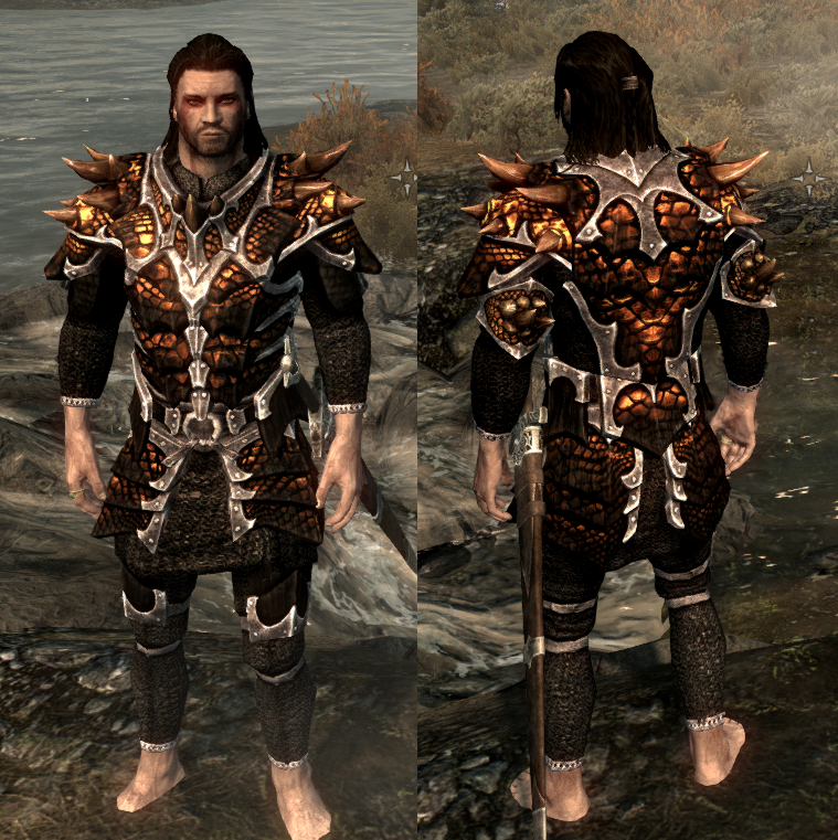 Overview - Burning Dragonscale armor - Mods - Projects - SkyrimForge