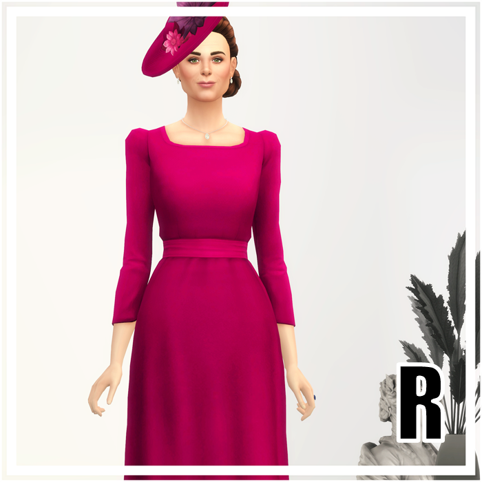 Duchess of Dress & Hat Set - The Sims 4 Create a Sim - CurseForge