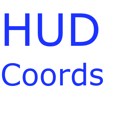 HUD Co-ords (Coords HUD mod)