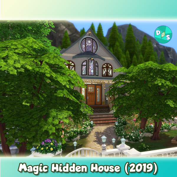 Magic Hidden House (2019)(No CC) The Sims 4 Rooms / Lots