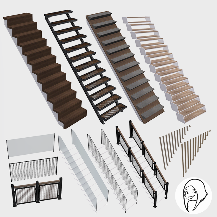 Elevare stairs set (2020) logo