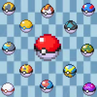 I made all the pokeballs (pixel art) in minecraft, More coming soon :  r/Minecraft