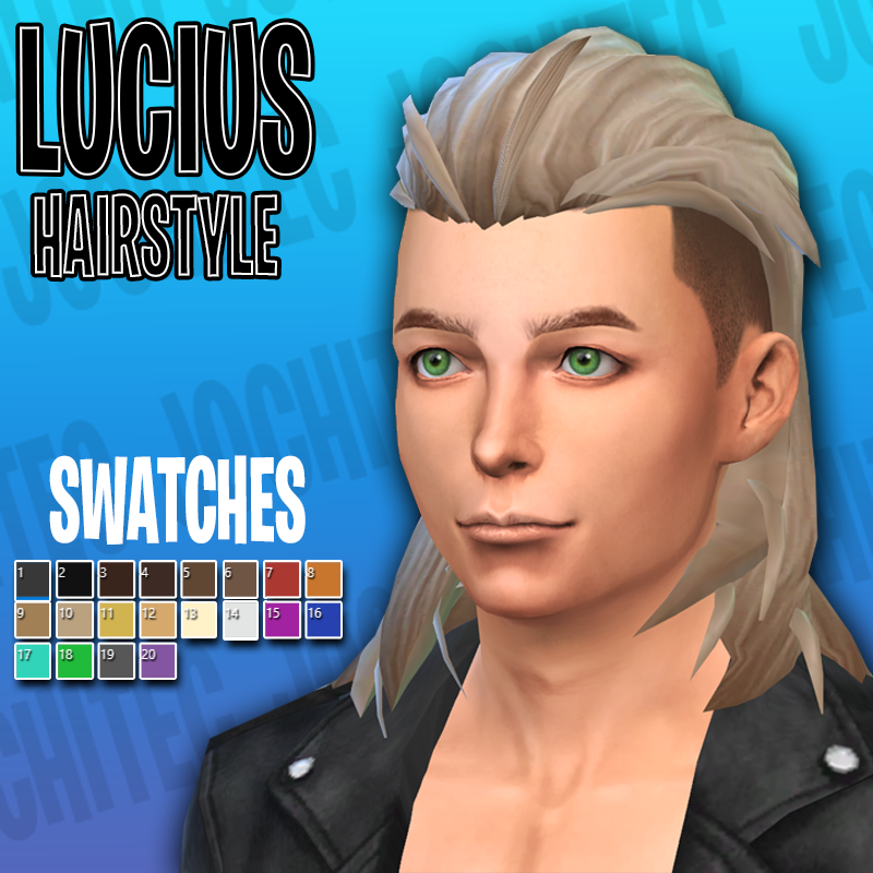 Colorful hairstyle by Jochi - The Sims 4 Create a Sim - CurseForge