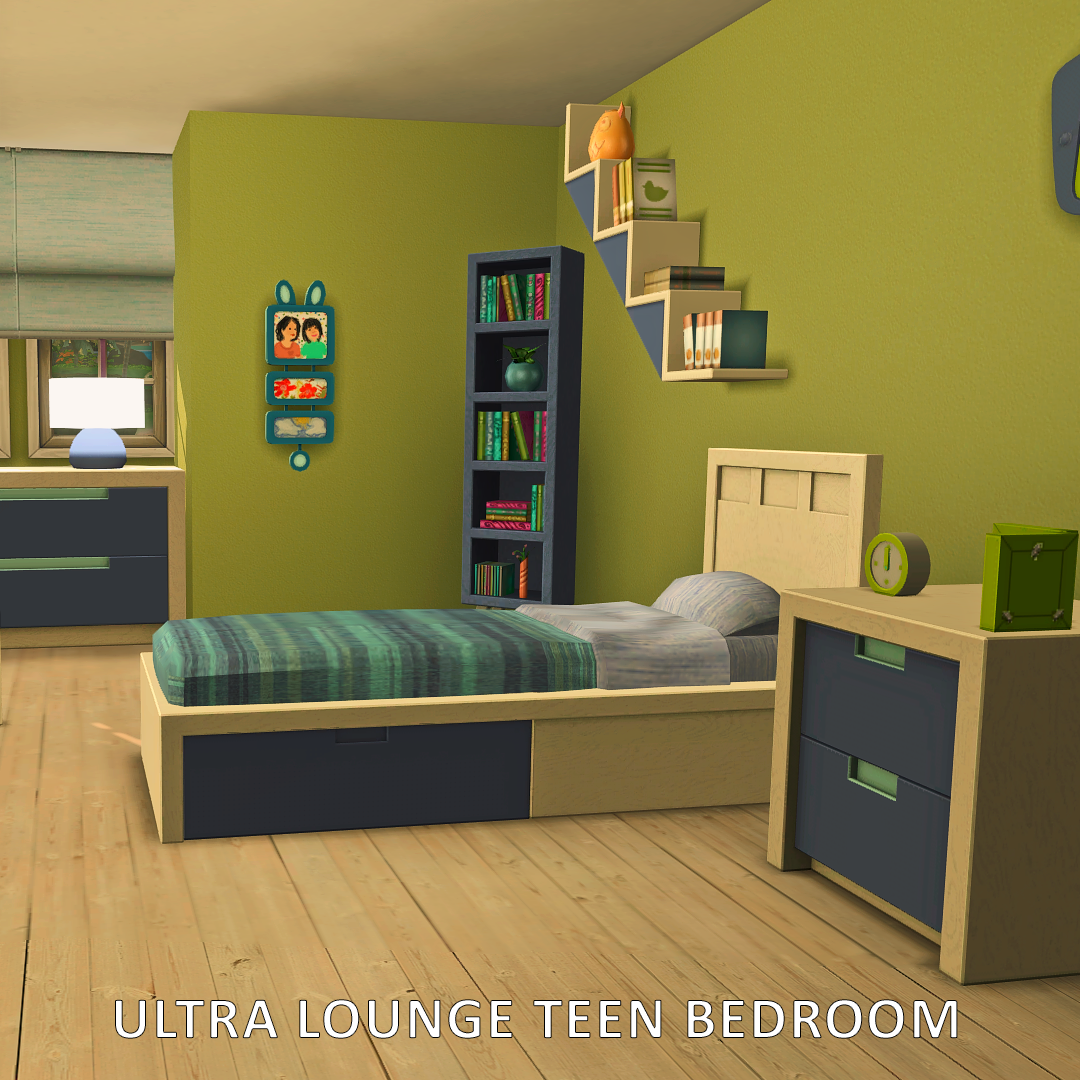 Ultra Lounge Teen Bedroom - The Sims 4 Build / Buy - CurseForge