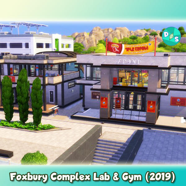 Foxbury Complex Lab & Gym (2019)(No CC) - The Sims 4 Rooms / Lots ...