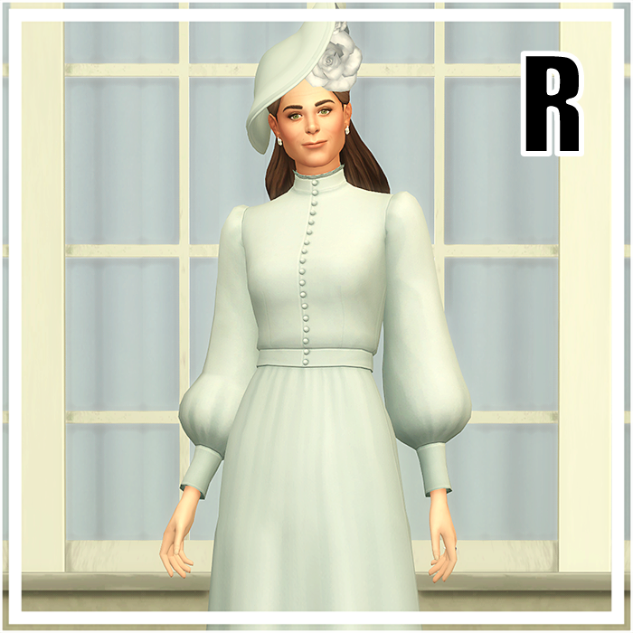 Duchess of Dress & Hat XIX - The Sims 4 Create a Sim - CurseForge