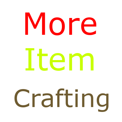 More Item Crafting