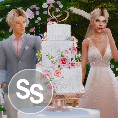 Recolorable Wedding Cake – Gdayars' Sims 2 Creations