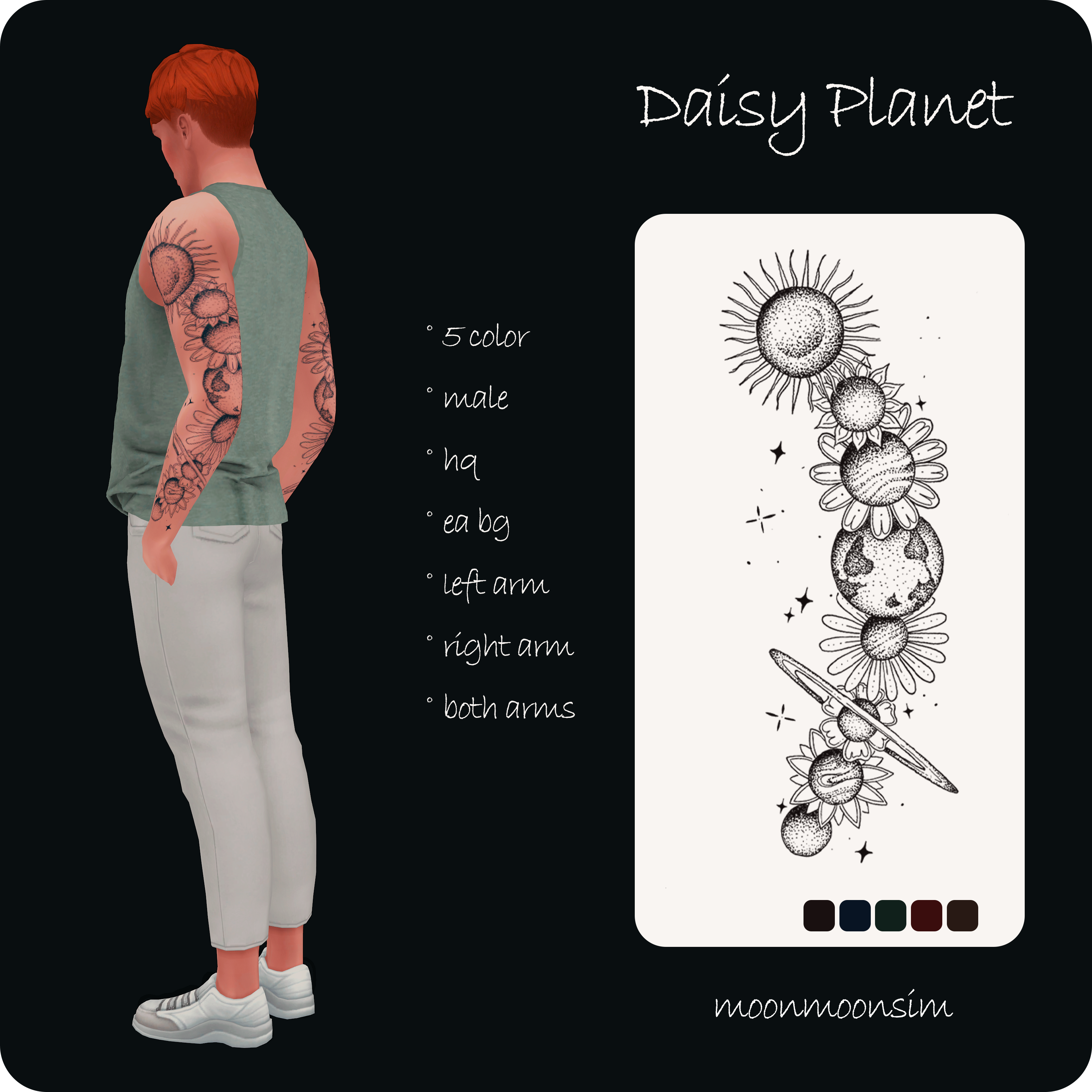Daisy Planet Tattoo male project avatar
