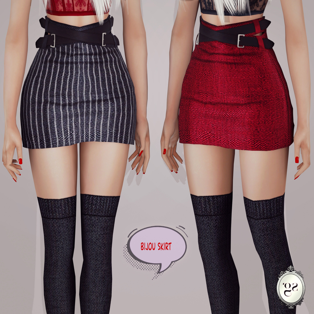 Bijou skirt - The Sims 4 Create a Sim - CurseForge