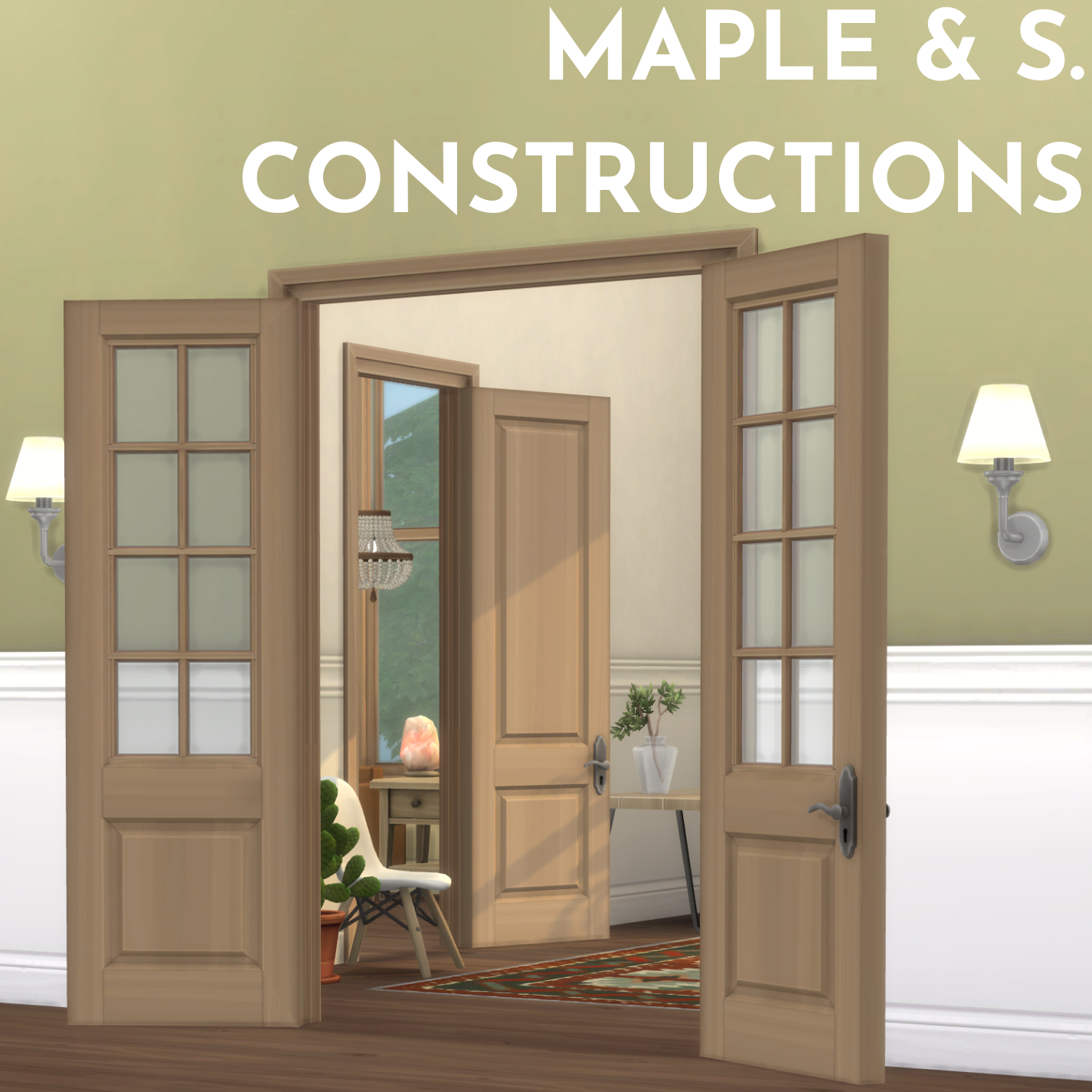 MAPLE & S. CONSTRUCTIONS pt.3 - doors - by charly pancakes logo