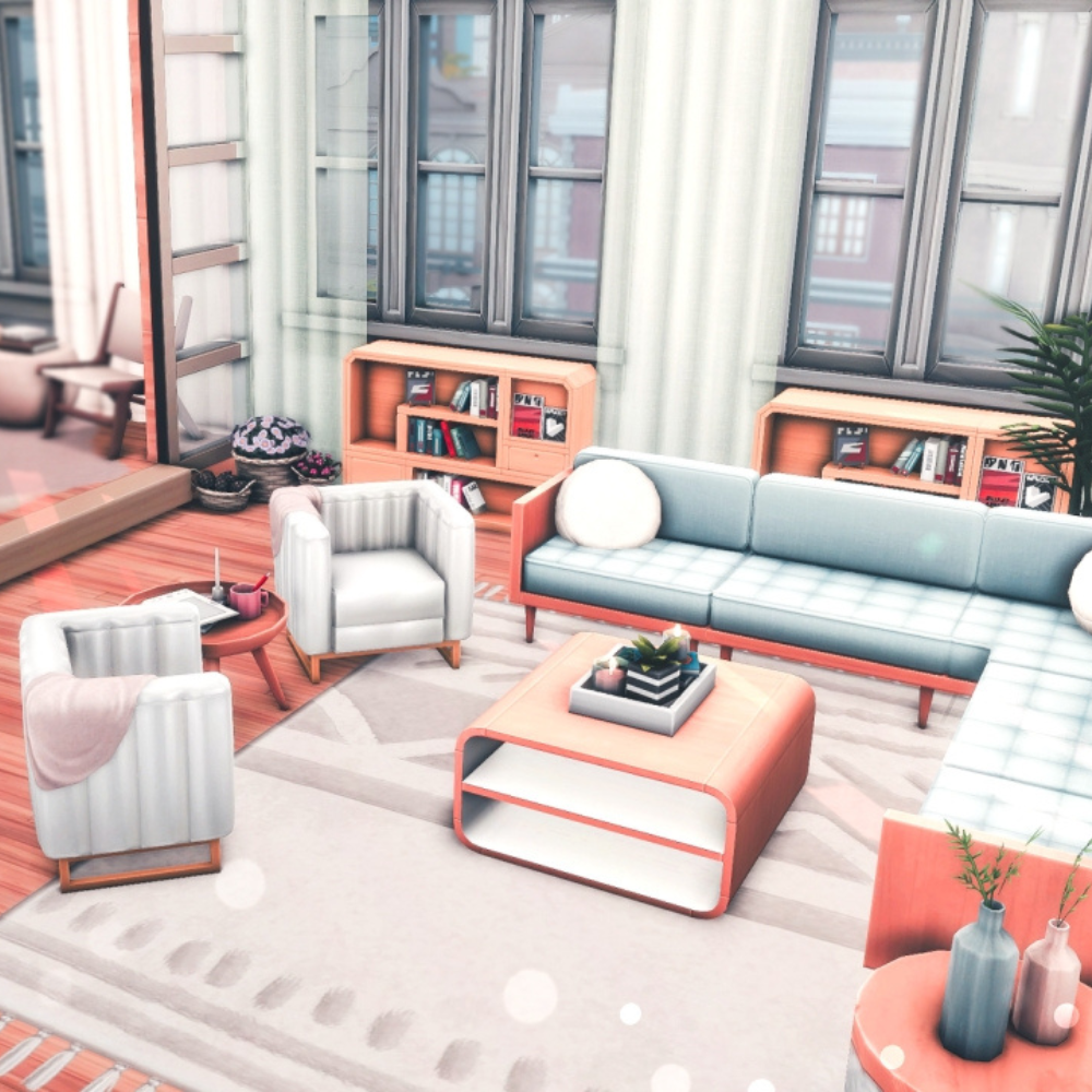 Cozy Apartment NO CC - The Sims 4 Rooms / Lots - CurseForge