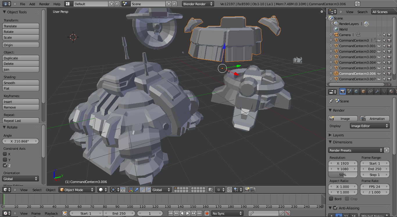 Overview - Blender .m3 Plugin - Assets - Projects - SC2Mapster