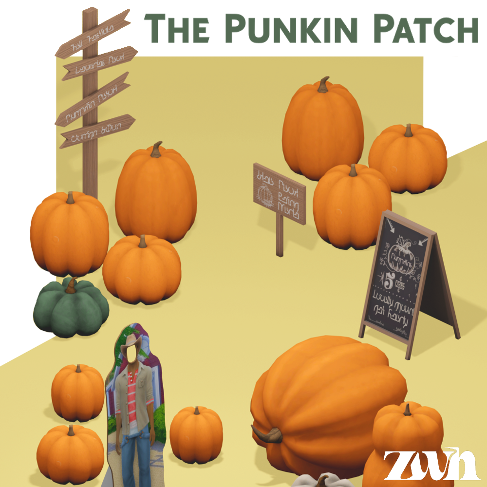 Punkin Patch Mini Set The Sims 4 Build / Buy