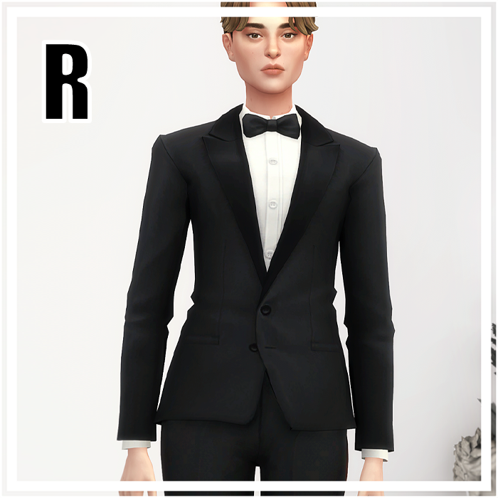 Bow-tie Suit Set for Female - The Sims 4 Create a Sim - CurseForge
