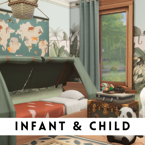 Infant and Child Bedroom - The Sims 4 Rooms / Lots - CurseForge