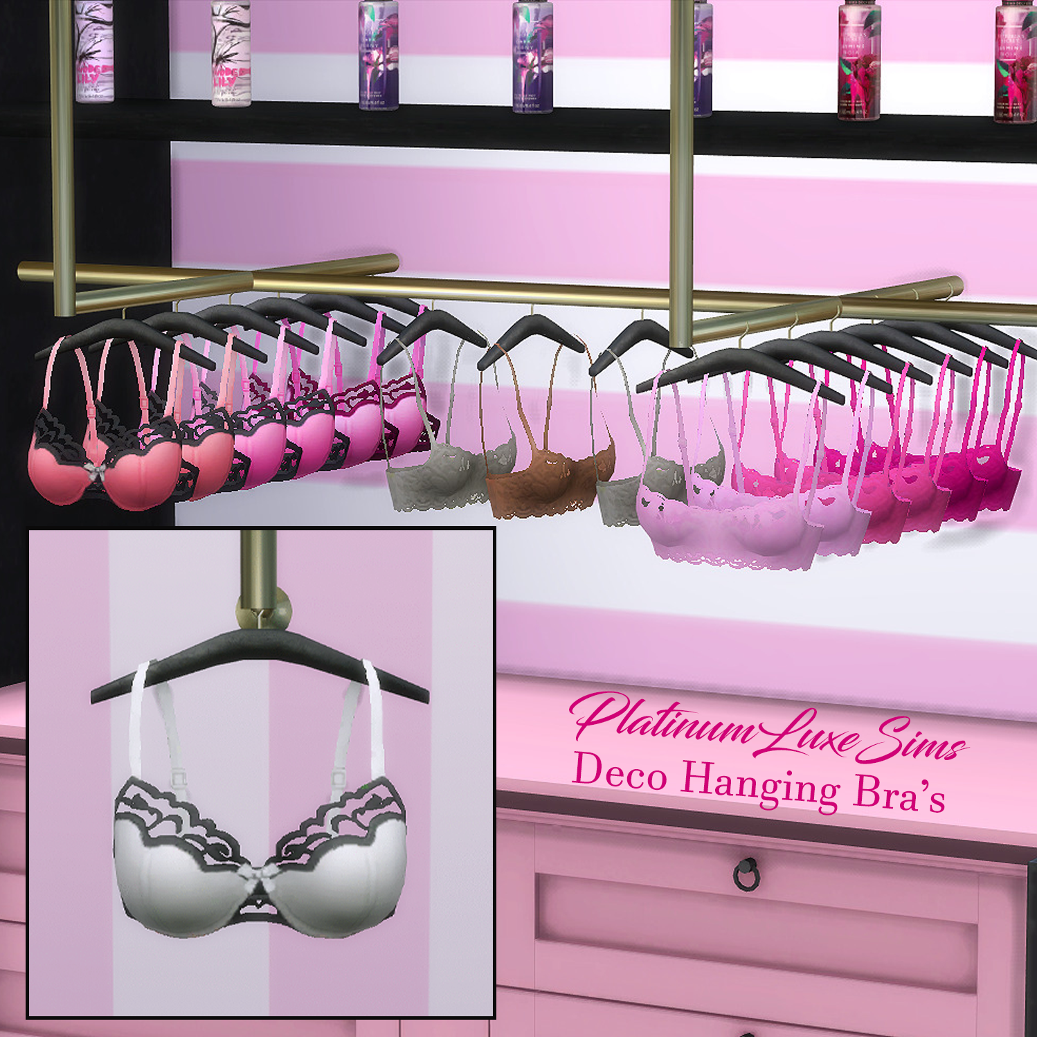 Deco Hanging Bra's - The Sims 4 Build / Buy - CurseForge