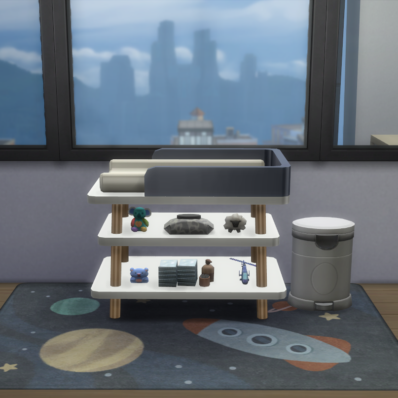 Colorful Changing Table Tiny Dreamers The Sims 4 Build / Buy