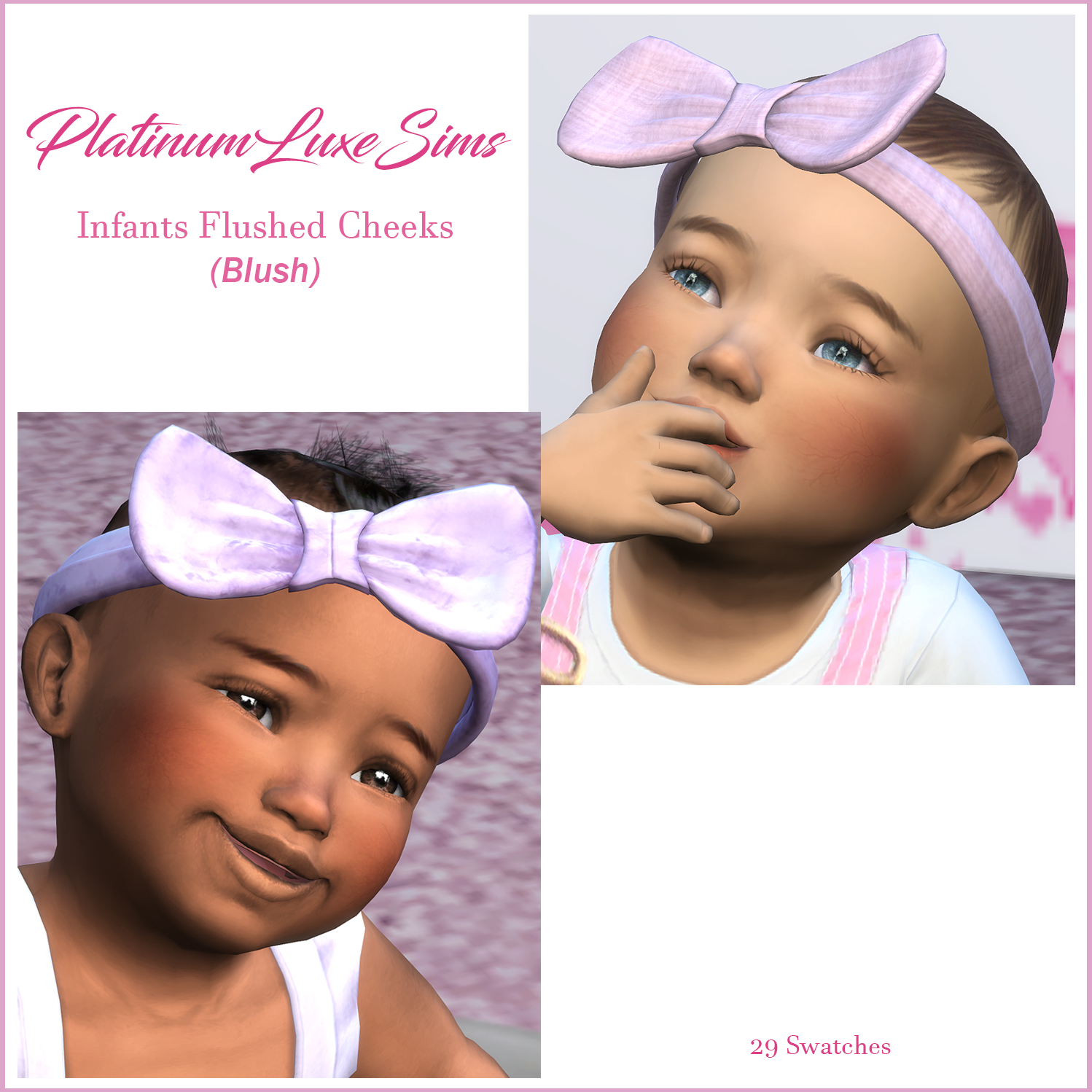 Infants Flushed Cheeks (Blush) The Sims 4 Create a Sim