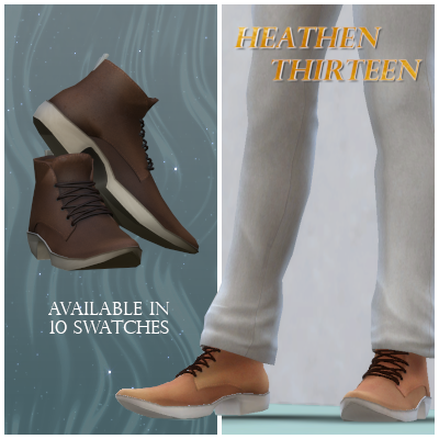 Download Suede Leather Boots - The Sims 4 Mods - CurseForge