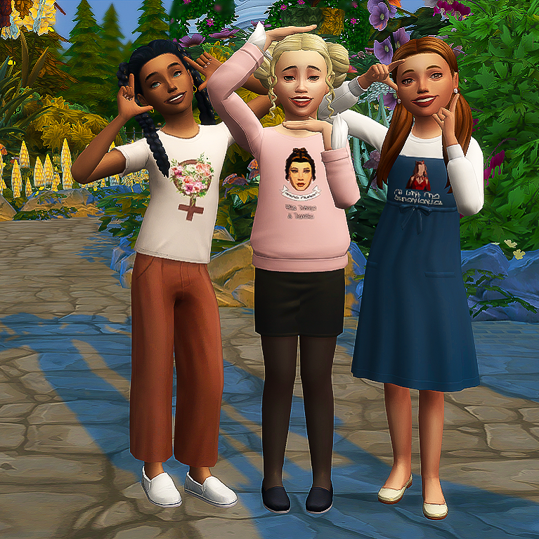 Women's History Month - Collection for Girls - The Sims 4 Create a Sim ...