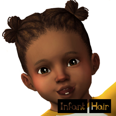 Jada Hair For Infants - The Sims 4 Create a Sim - CurseForge