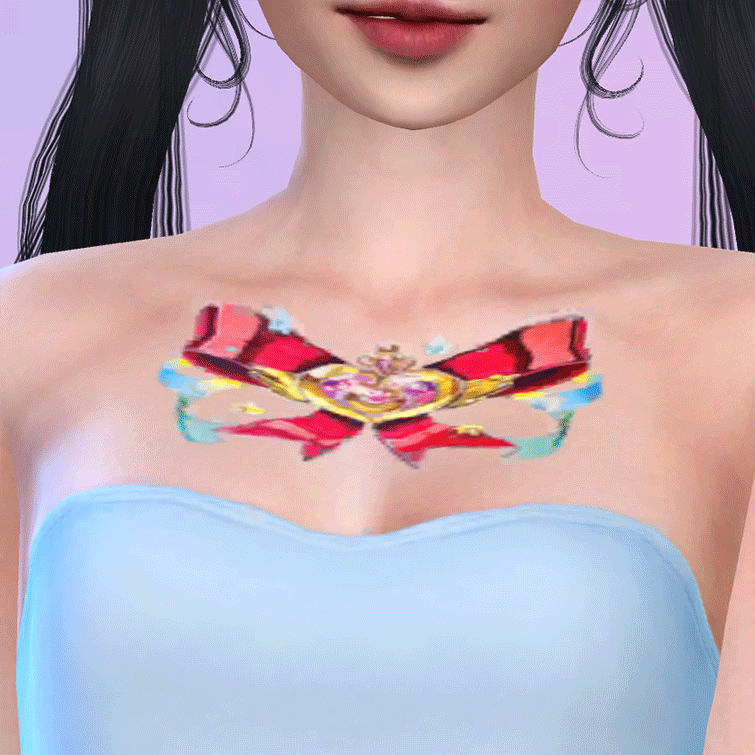 Sailor Moon Heart Tattoo by Laura Martinez