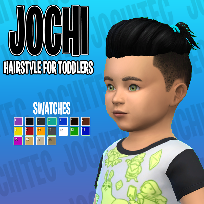 Jochi Hairstyle For Toddlers The Sims 4 Create A Sim Curseforge
