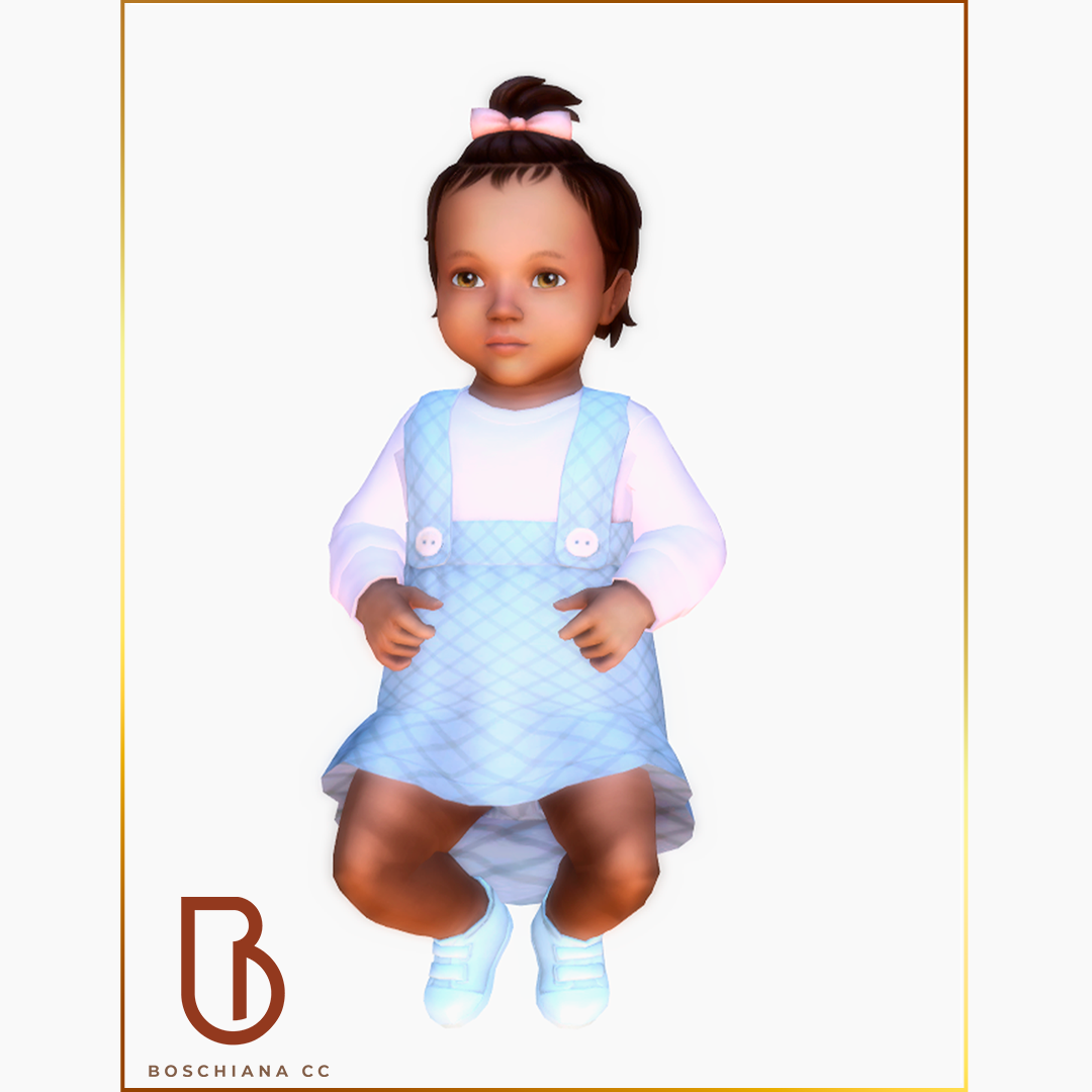 Baby Overall Dress - The Sims 4 Create a Sim - CurseForge