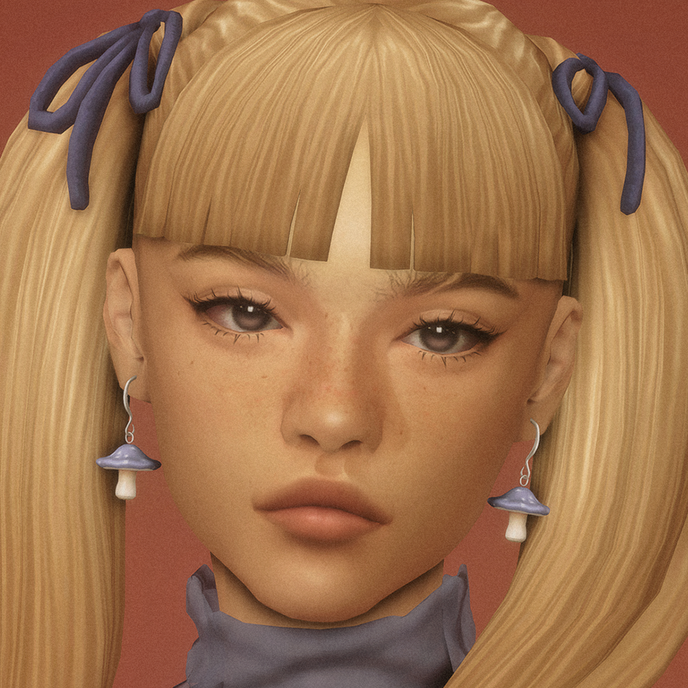 bow accessories sims 4 cc pigtails
