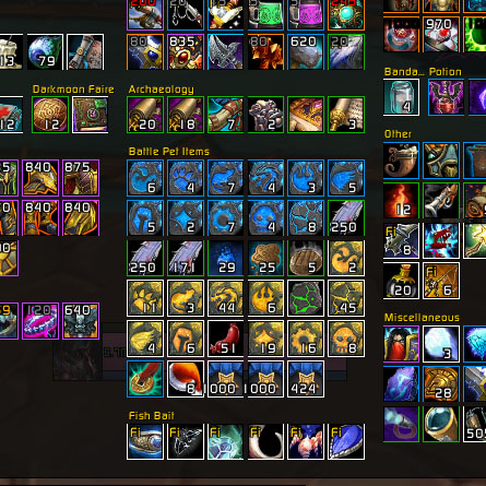 Install AdiBags - PetBattleItems - World Of Warcraft Addons - CurseForge