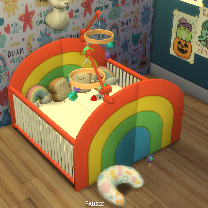 Download Donut Co. Rainbow Delight Crib - The Sims 4 Mods - CurseForge